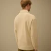Sweatshirt mit Reißverschluss aus gekämmtem Jersey 10/2 in Box-Passform