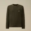 Sweatshirt mit Rundhalsausschnitt aus schwerem, beschichtetem Jersey