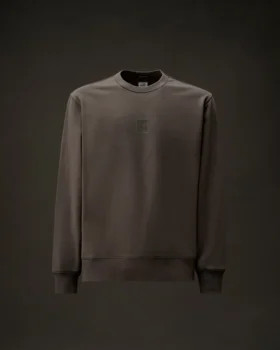 Sweatshirt mit Rundhalsausschnitt aus Stretch-Fleece der Metropolis Series