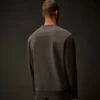 Sweatshirt mit Rundhalsausschnitt aus Stretch-Fleece der Metropolis Series