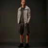 Sweatshirt mit Rundhalsausschnitt aus Stretch-Fleece der Metropolis Series