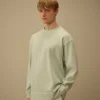 Sweatshirt mit Stehkragen aus gekämmtem Jersey 10/2