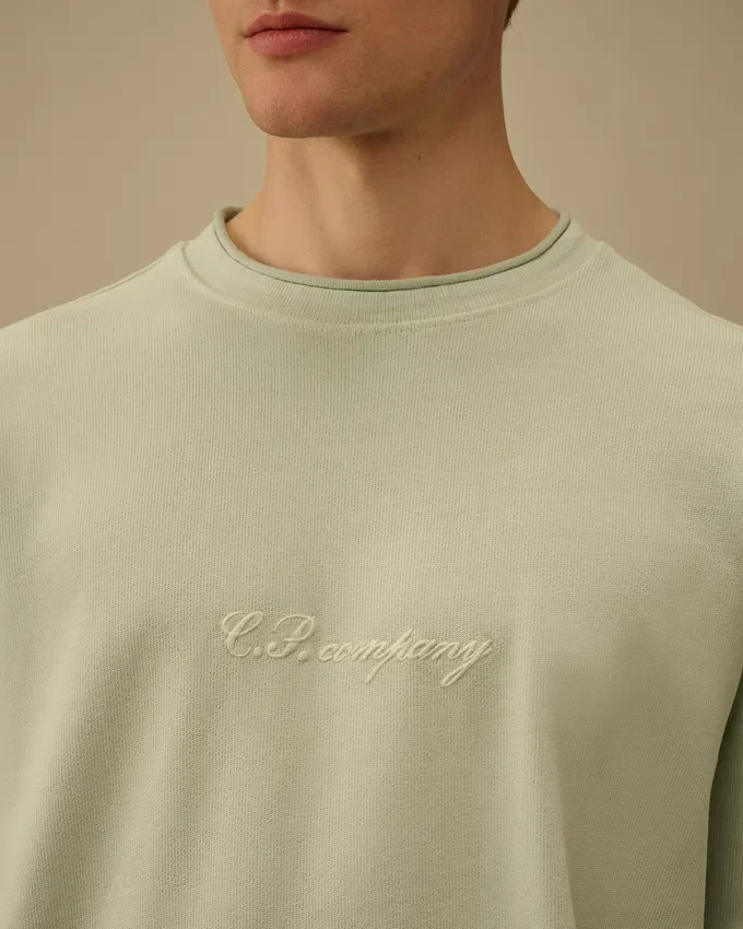 Sweatshirt mit Stehkragen aus gekämmtem Jersey 10/2