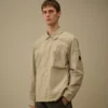 Taylon P-Overshirt mit Brusttaschen und Knopfverschluss