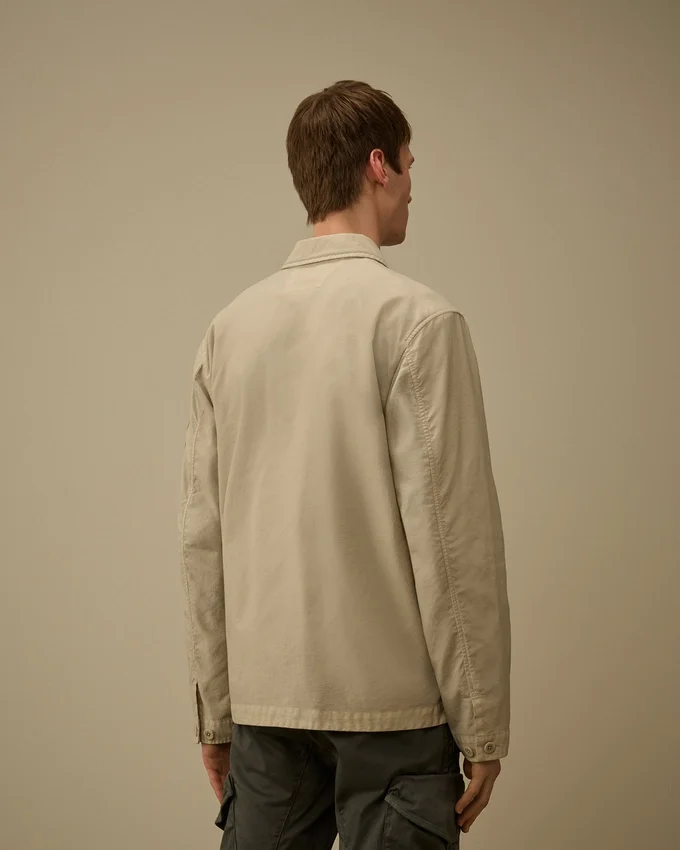 Taylon P-Overshirt mit Brusttaschen und Knopfverschluss