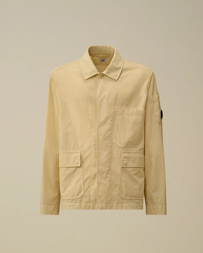 Taylon P Overshirt mit Knopf-Lens-Detail