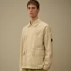 Taylon P Overshirt mit Knopf-Lens-Detail