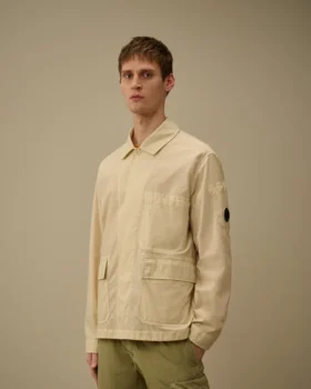 Taylon P Overshirt mit Knopf-Lens-Detail