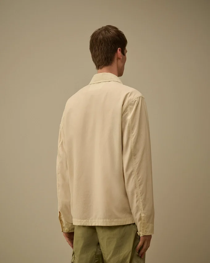 Taylon P Overshirt mit Knopf-Lens-Detail