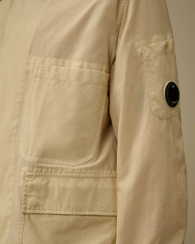 Taylon P Overshirt mit Knopf-Lens-Detail