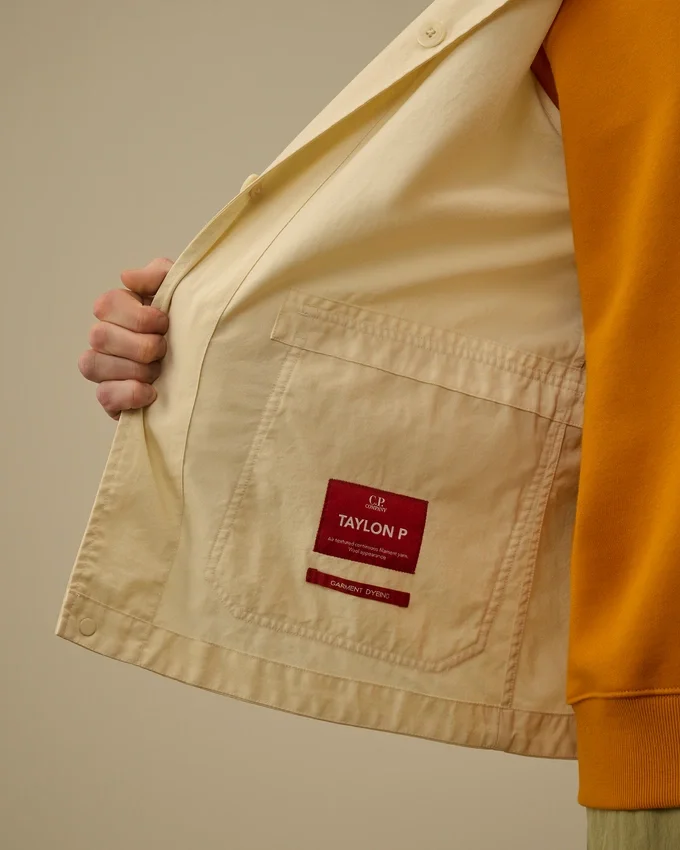 Taylon P Overshirt mit Knopf-Lens-Detail