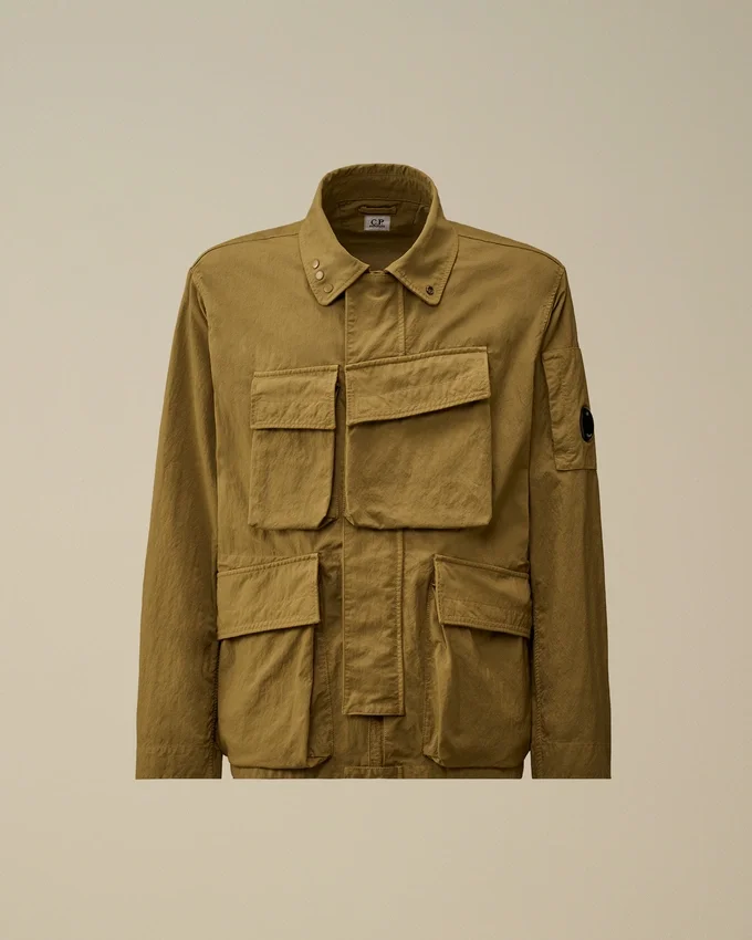 Twill-Jacke mit Reißverschluss für die Augenlinsen