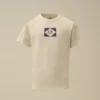 U16 Baumwoll-Jersey 30/1 Kurzarm-T-Shirt mit Grafik