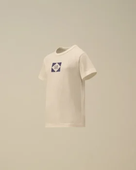 U16 Baumwoll-Jersey 30/1 Kurzarm-T-Shirt mit Grafik