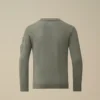 U16 Baumwoll-Sweatshirt mit Rundhalsausschnitt und Lens-Motiv