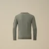 U16 Baumwoll-Sweatshirt mit Rundhalsausschnitt und Lens-Motiv