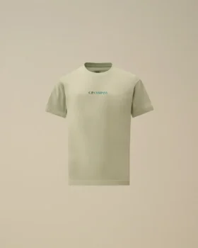 U16 Baumwolljersey 30/1 Kurzarm-Hemd mit großem Logo