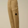 U16 Cargo-Hose aus Baumwolle/Leinen mit Linsen-Motiv