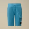 U16 Cargo-Sweatshorts aus Diagonal-Fleece mit Lens-Details