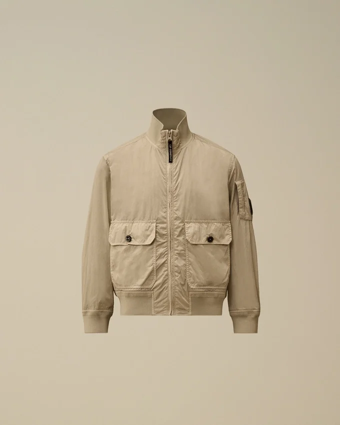 U16 Chrome-R-Bomberjacke mit Linsen-Design