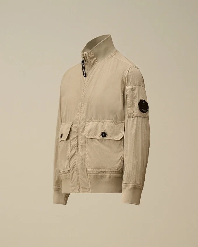 U16 Chrome-R-Bomberjacke mit Linsen-Design