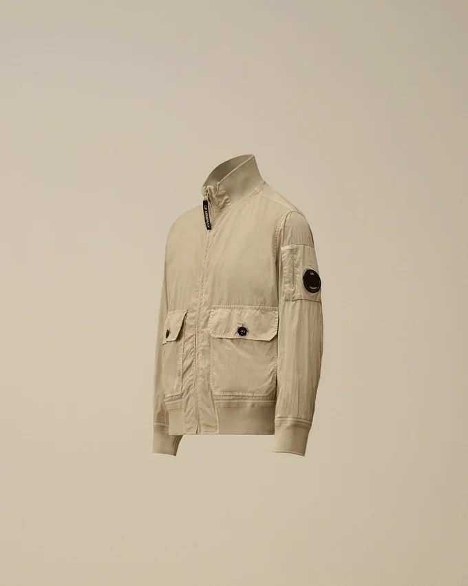 U16 Chrome-R-Bomberjacke mit Linsen-Design