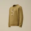U16 Diagonal-Fleece-Sweatshirt mit Rundhalsausschnitt