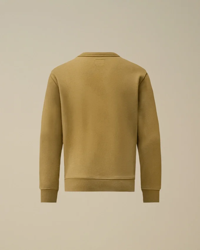 U16 Diagonal-Fleece-Sweatshirt mit Rundhalsausschnitt
