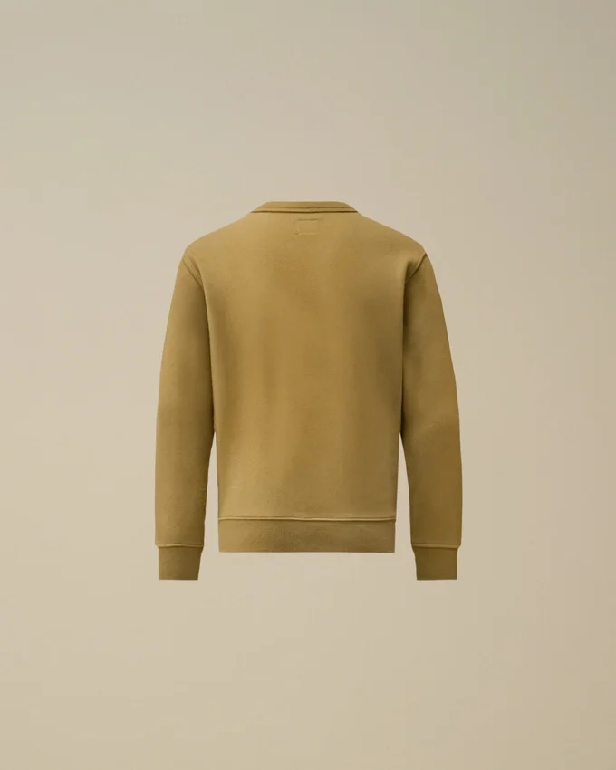 U16 Diagonal-Fleece-Sweatshirt mit Rundhalsausschnitt