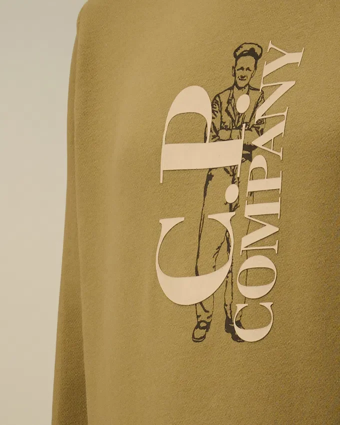 U16 Diagonal-Fleece-Sweatshirt mit Rundhalsausschnitt