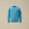 U16 Diagonal-Fleece-Sweatshirt mit Rundhalsausschnitt und „Lens“-Motiv