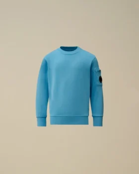 U16 Diagonal-Fleece-Sweatshirt mit Rundhalsausschnitt und „Lens“-Motiv