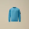 U16 Diagonal-Fleece-Sweatshirt mit Rundhalsausschnitt und „Lens“-Motiv