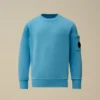 U16 Diagonal-Fleece-Sweatshirt mit Rundhalsausschnitt und „Lens“-Motiv