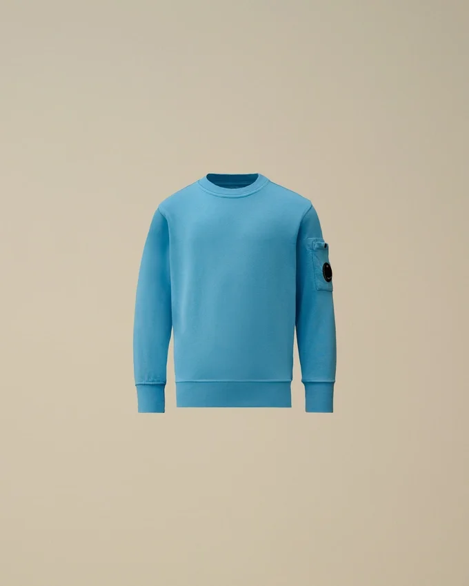 U16 Diagonal-Fleece-Sweatshirt mit Rundhalsausschnitt und „Lens“-Motiv