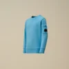 U16 Diagonal-Fleece-Sweatshirt mit Rundhalsausschnitt und „Lens“-Motiv