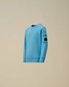 U16 Diagonal-Fleece-Sweatshirt mit Rundhalsausschnitt und „Lens“-Motiv