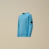 U16 Diagonal-Fleece-Sweatshirt mit Rundhalsausschnitt und „Lens“-Motiv