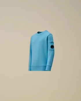 U16 Diagonal-Fleece-Sweatshirt mit Rundhalsausschnitt und „Lens“-Motiv
