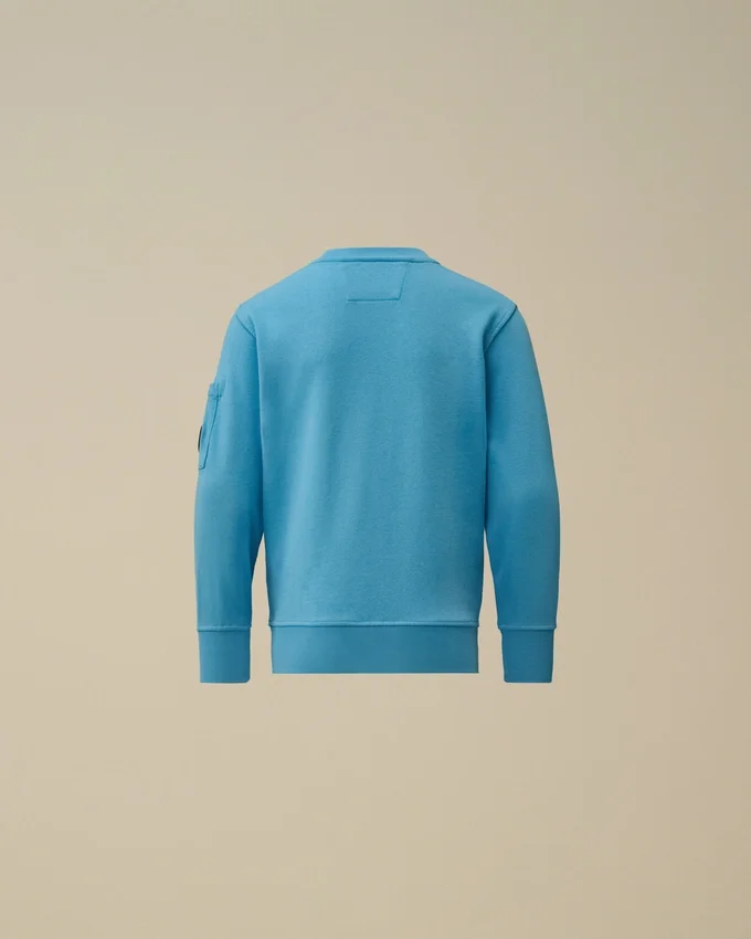 U16 Diagonal-Fleece-Sweatshirt mit Rundhalsausschnitt und „Lens“-Motiv