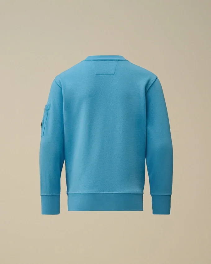 U16 Diagonal-Fleece-Sweatshirt mit Rundhalsausschnitt und „Lens“-Motiv