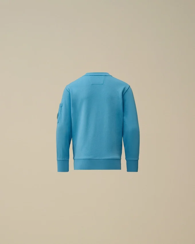 U16 Diagonal-Fleece-Sweatshirt mit Rundhalsausschnitt und „Lens“-Motiv