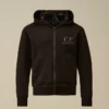 U16 Diagonal Fleece Zip Goggle Sweatshirt