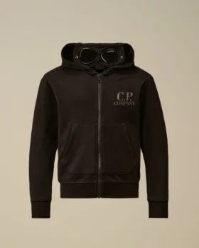 U16 Diagonal Fleece Zip Goggle Sweatshirt
