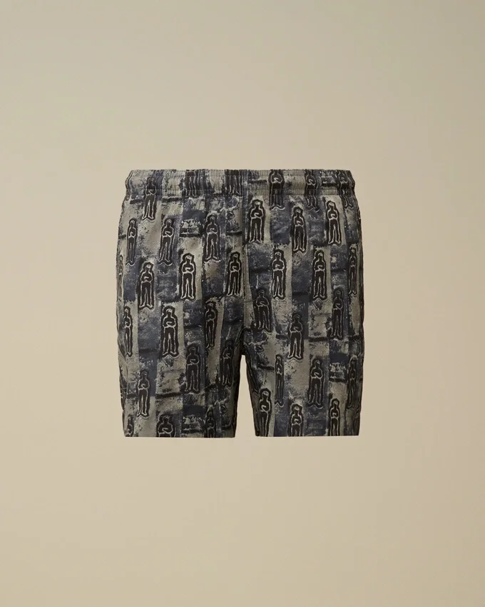 U16 Flatt Nylon bedruckte Badeshorts