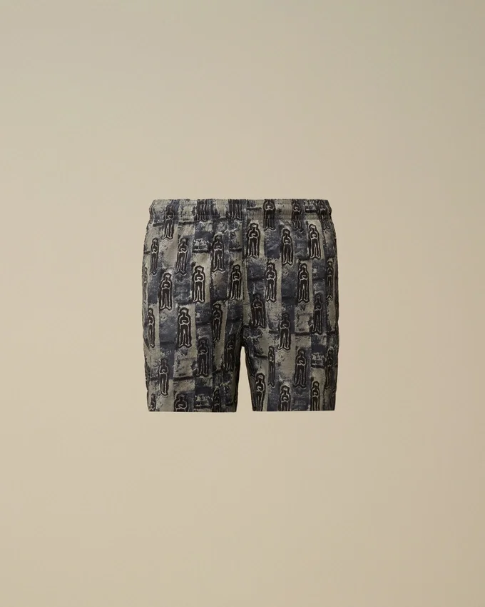 U16 Flatt Nylon bedruckte Badeshorts
