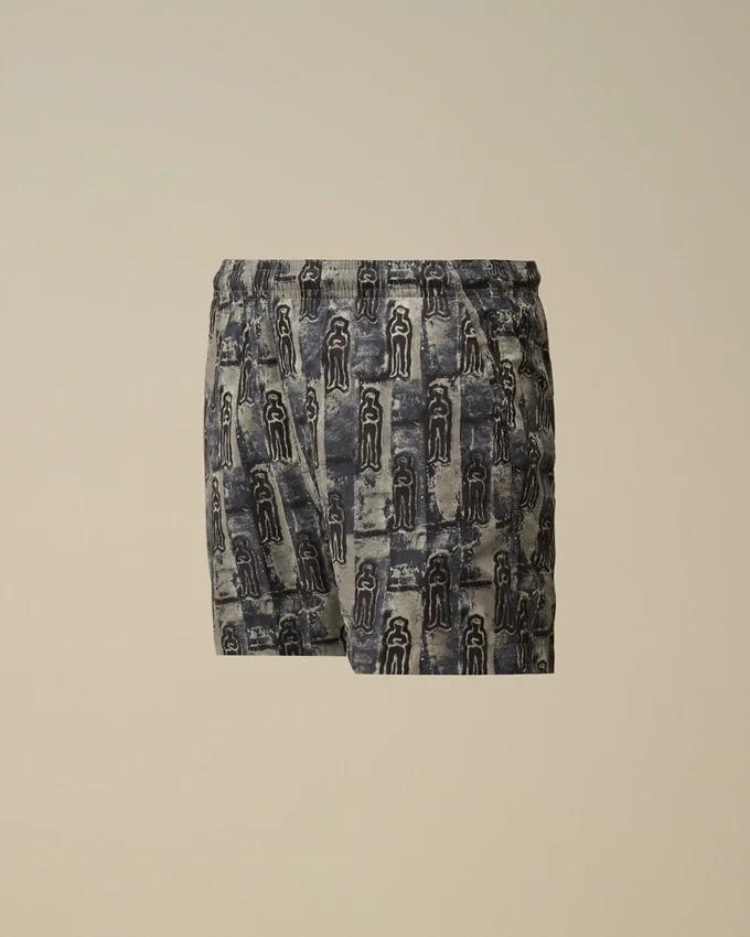 U16 Flatt Nylon bedruckte Badeshorts
