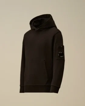 U16 Kapuzen-Sweatshirt aus Diagonal-Fleece mit „Lens“-Motiv