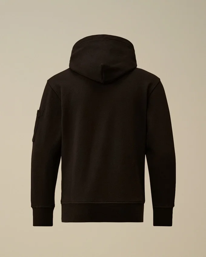 U16 Kapuzen-Sweatshirt aus Diagonal-Fleece mit „Lens“-Motiv