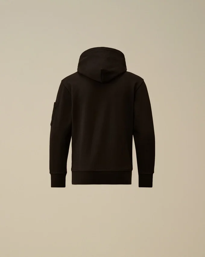 U16 Kapuzen-Sweatshirt aus Diagonal-Fleece mit „Lens“-Motiv